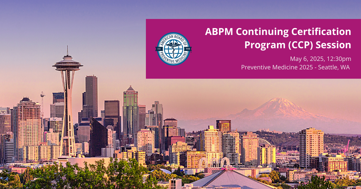 ABPM Continuing Certification Program Session